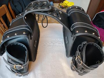 Borse laterali sotto sella moto