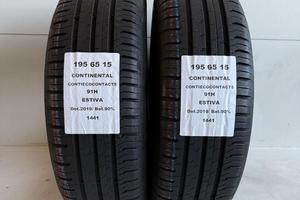 2 gomme 195 65 15 continental a1441