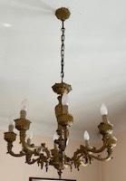 Lampadario vecchio stile 8 luci