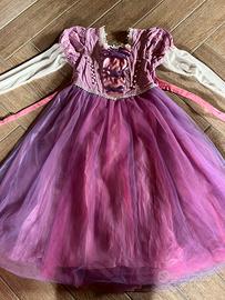 Abito carnevale bimba Rapunzel