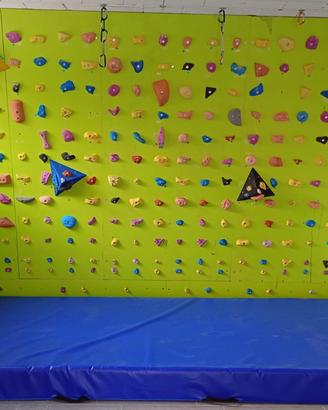 Pannello arrampicata + materasso