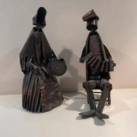 Sculture  sarde vintage in metallo