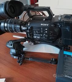 telecamera Sony FS7  piu' accessori vari