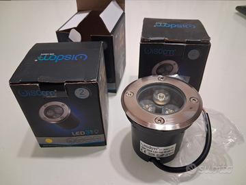 faretto led 3W incasso calpestabile