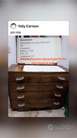 cassettone con specchio