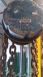 PARANCO A CATENA PORTATA 1500 kg