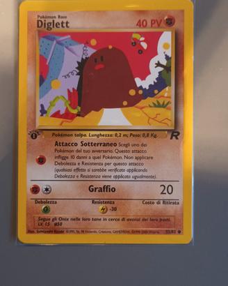 Carta pokemon Diglett ed.1