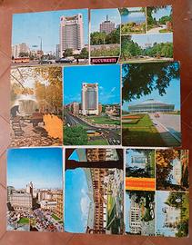 Lotto 38 cartoline viaggiate Romania  francobollat