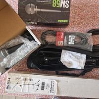 Microfono Shure SM58 + Asta + Leggio
