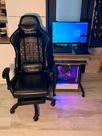 Postaziome gaming completa -PC-HP Omen 144 hz ,ecc