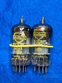 Coppia Valvole MULLARD GIALLE 80% numeri 167-172