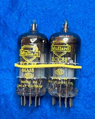 Coppia Valvole MULLARD GIALLE 80% numeri 167-172