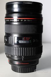 obbiettivo 24-70 Canon  EF 2.8