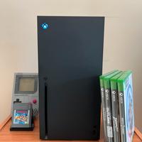 Xbox series X con giochi
