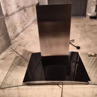 Cappa di aspirazione per cucina in vetro temperato