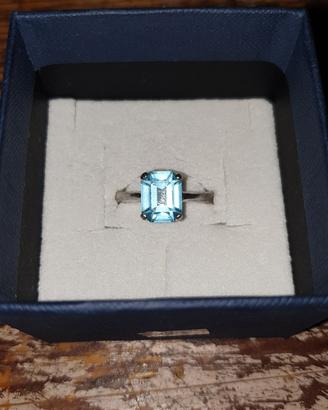 anello donna gioiello argento 925 con topazio