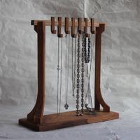 porta collane in legno massello di leccio