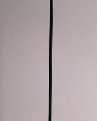 Lampada piantana da terra in vetro e marmo