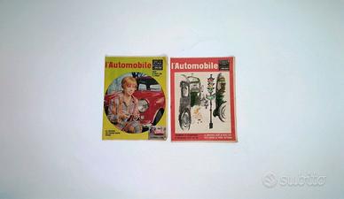 Due riviste d'epoca della serie L'Automobile degli