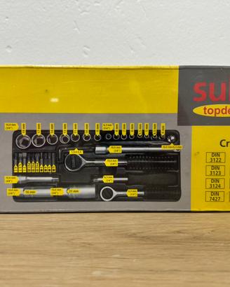 Set crick bussole inserti 36 pz