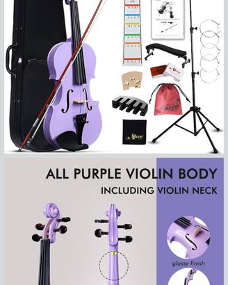 Violino 1/4 bambini vero legno