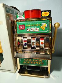 Slot Machine Golden Jackpot + Scatola Funzionante