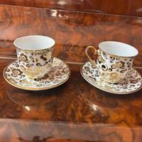 Set 2 Tazzine da Caffè "Collection des Fleurs"