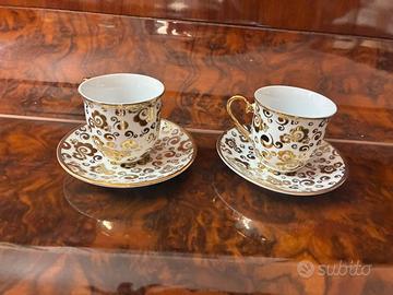 Set 2 Tazzine da Caffè "Collection des Fleurs"