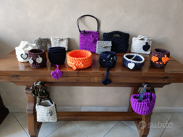 Creazioni all uncinetto cestini