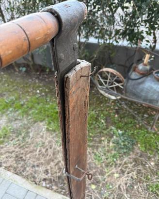 Antica sega primi ‘900 con custodia in legno