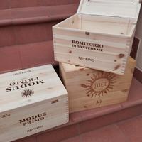 cassette di vino in legno 