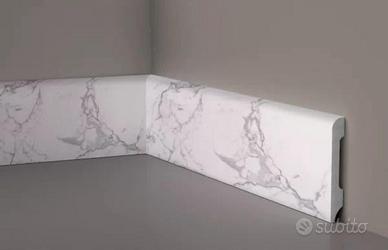 9 Aste Battiscopa da 2 Metri liniari in Polimeri