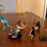 Animali vintage in vetro di Murano