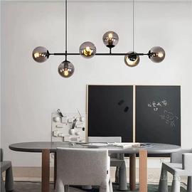 Lampadario a sospensione 6 bolle 130 cm