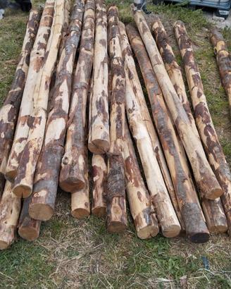 Pali di castagno dritto sezione 12/14 da 2.50