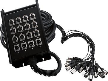 Stage box audio 12/4 10mt.