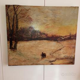 Antico Olio su tela (fine 800)