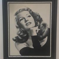 Rita Hayworth (olio su tela)