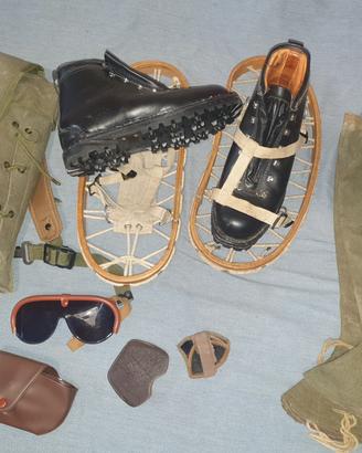 varie naia militaria - scarponi militari, ciaspole