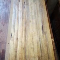 tavolo in legno massello o piano cucina 
