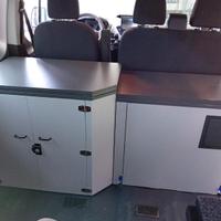 Arredamento allestimento minivan