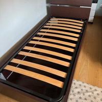 letto singolo con contenitore