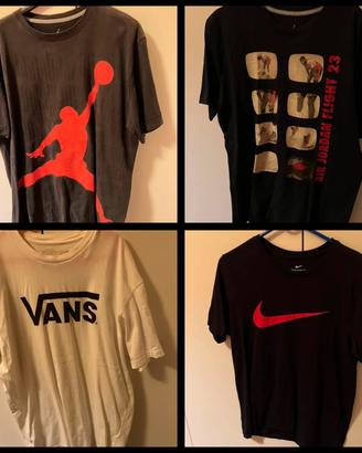 Lotto t-shirt nike jordan vans originali taglia L