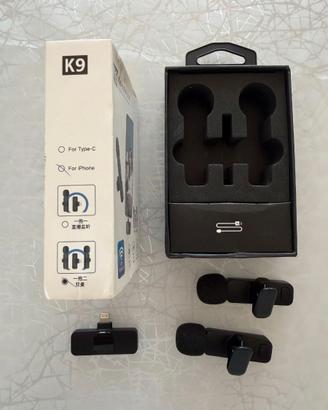 Coppia Microfoni Wireless  per iPhone