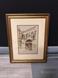 Disegno seppia – Ponte storico
