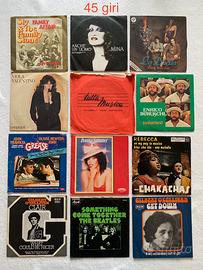 Lotto vinili 33 giri e 45 giri