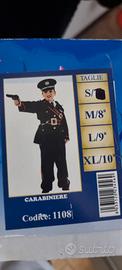 VESTITO DI CARNEVALE  CARABINIERE 