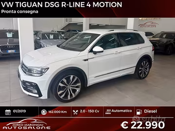 VW Tiguan DSG R LINE 4MOTION FINANZIABILE