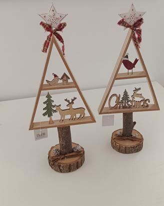 ALBERI NATALE IN LEGNO
