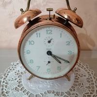 Antica sveglia in metallo marca "Exact"  